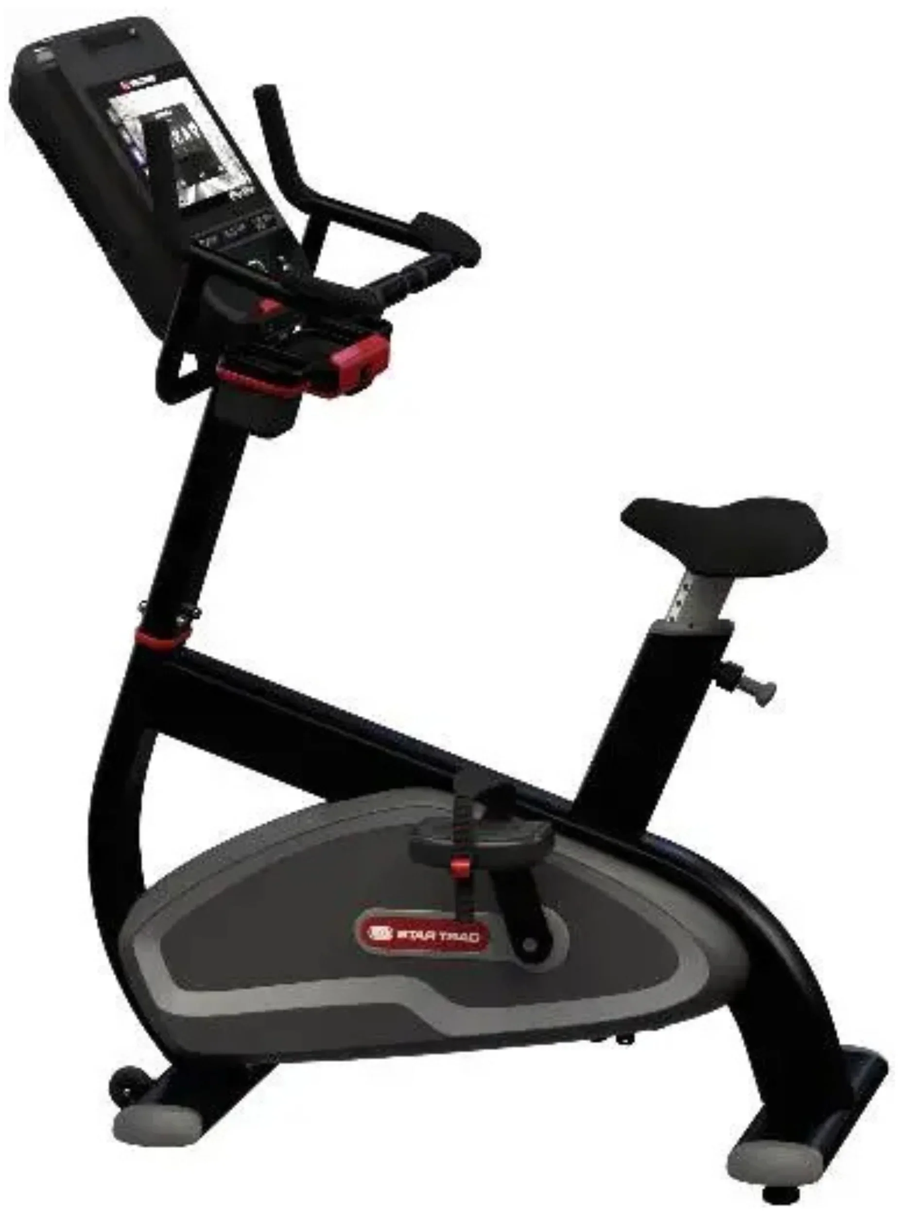 Star Trac 8 Series Upright Bike w/16" Embedded Display - Black (New) - Image 10